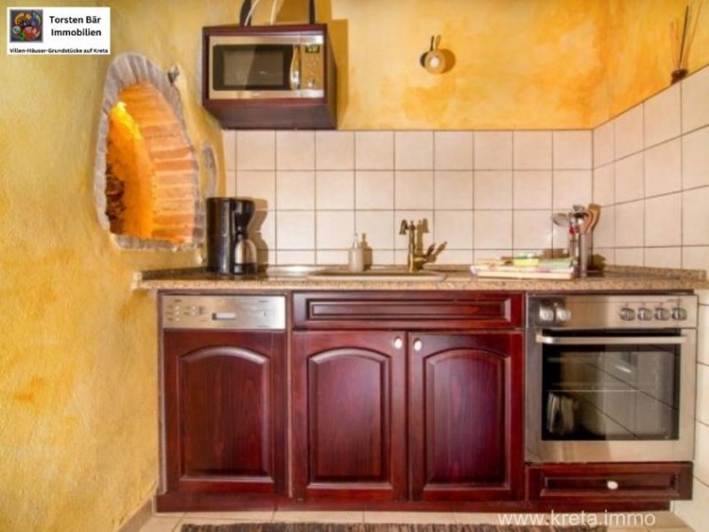 Samonas Kreta, Samonas Steinvilla "grüne Villa" 96,41qm Wfl. Pool Meerblick Haus kaufen